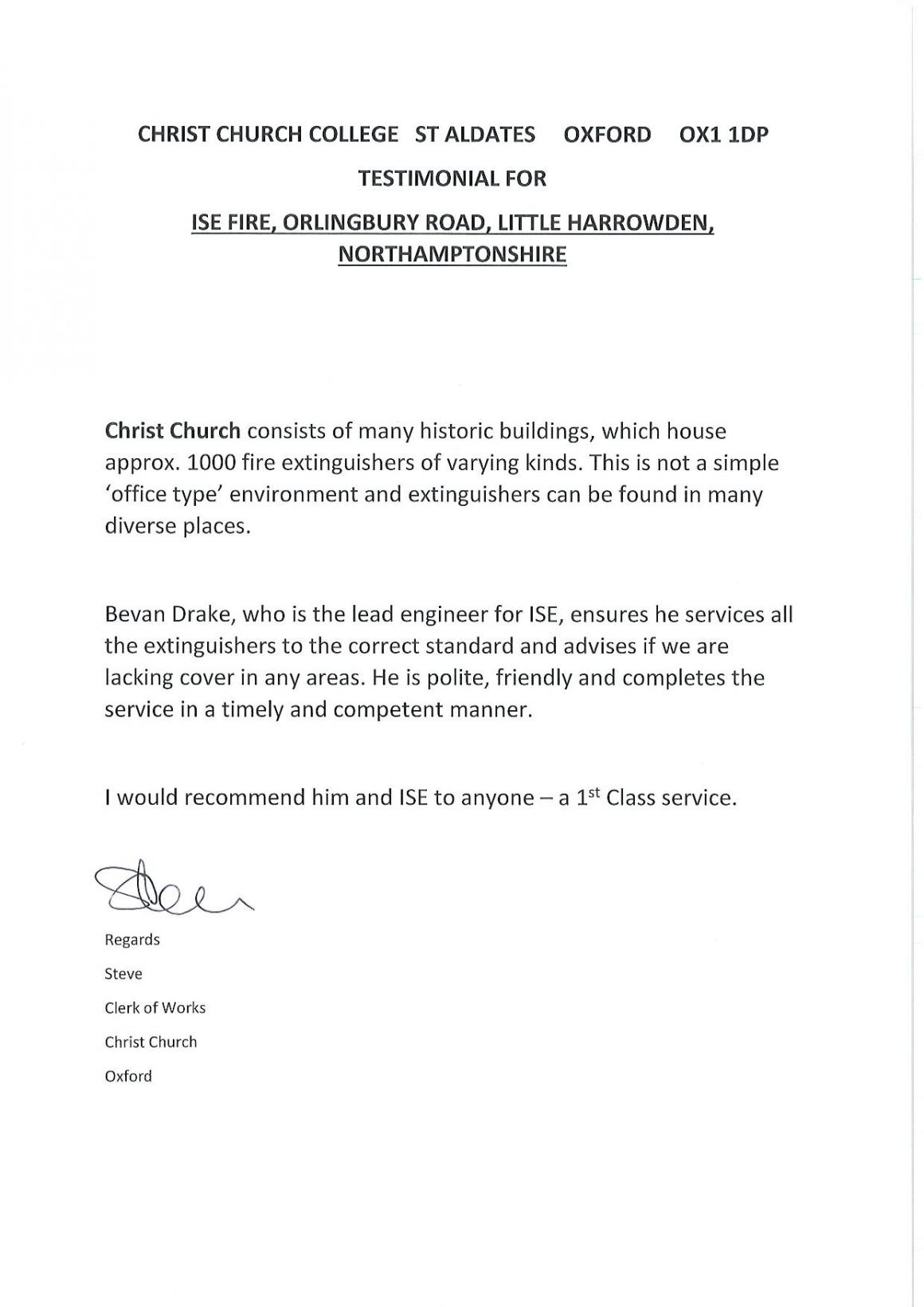 Christchurch college Page.