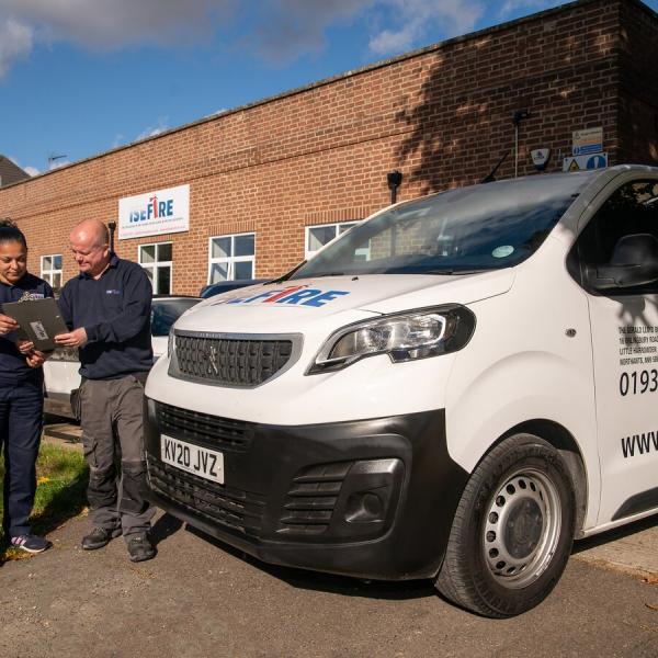 ISE Fire team signing document.