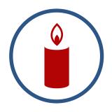 Candle icon.
