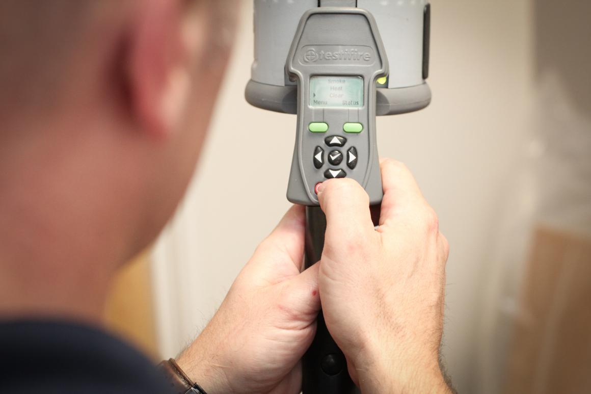 Fire alarm and fire safety with ISE fire..