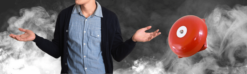 Different types of fire alarms..