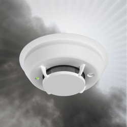 Optical smoke detector..